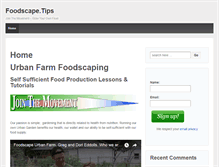 Tablet Screenshot of foodscape.tips